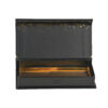 Black Gold Foil Book-Style Rigid Gift Box with Gold Tray Black Gold Foil Book-Style Rigid Gift Box with Gold Tray