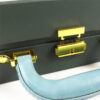 Dark Green Gift Suitcase Box with Handle and Molded Insert Dark Green Gift Suitcase Box with Handle and Molded Insert