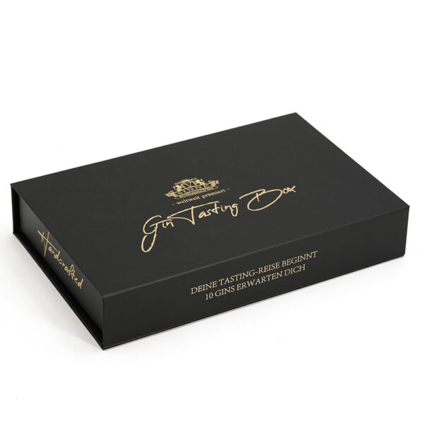 Foil Stamped Magnetic Gin Tasting Rigid Box with Insert Foil Stamped Magnetic Gin Tasting Rigid Box with Insert
