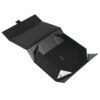 Foldable Magnetic Rigid Jewelry Box with Gold Foil Logo Foldable Magnetic Rigid Jewelry Box with Gold Foil Logo