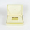 Ivory VIP Card Rigid Presentation Box with Gold Foil Logo Ivory VIP Card Rigid Presentation Box with Gold Foil Logo