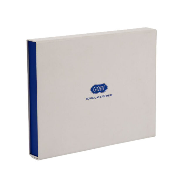Logo Printed Cashmere Apparel Gift Box with Ribbon Closure Logo Printed Cashmere Apparel Gift Box with Ribbon Closure