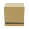 Logo Printed Kraft Hinged Candle Box with Black Inner Tray Logo Printed Kraft Hinged Candle Box with Black Inner Tray
