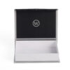 Logo Printed Rigid Watch Presentation Box with White Tray Logo Printed Rigid Watch Presentation Box with White Tray