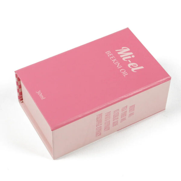 Pink Book-Style 30ml Body Oil Gift Box with Foam Insert Pink Book-Style 30ml Body Oil Gift Box with Foam Insert