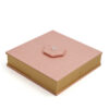 Pink Gold Four-Drawer Rigid Gift Box with Crystal Handle Pink Gold Four-Drawer Rigid Gift Box with Crystal Handle