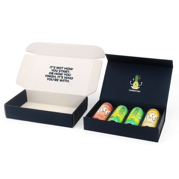 Printed Tequila Soda Can Mailer Box Printed Tequila Soda Can Mailer Box