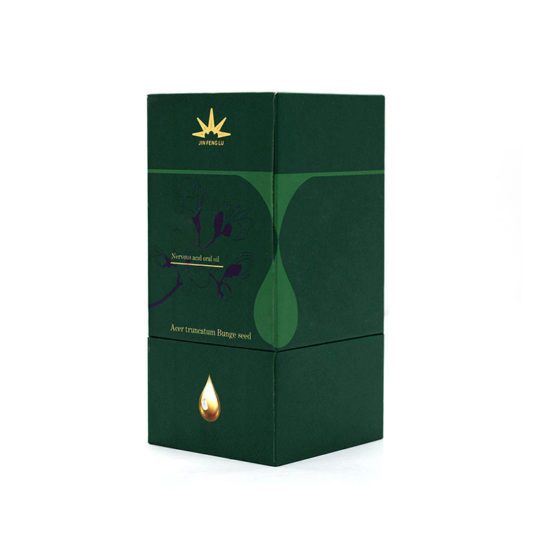 Роскошные двухслойные коробки для масла CBD с жесткими стенками