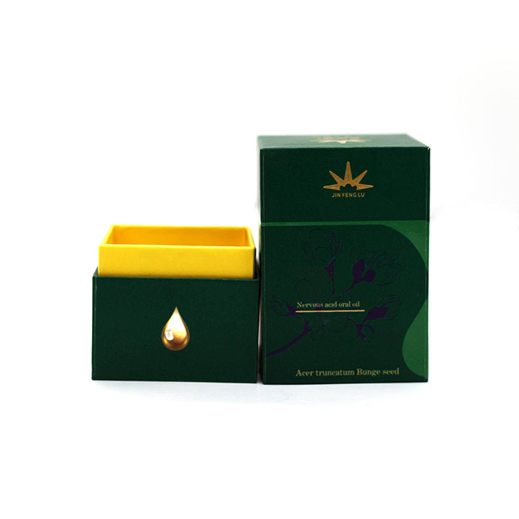 Роскошные двухслойные коробки для масла CBD с жесткими стенками